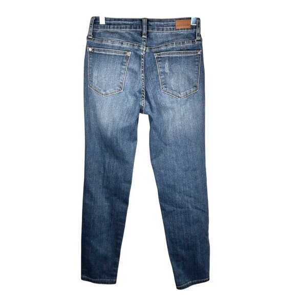 Judy Blue Relaxed Fit Size 27 Jeans Distressed Casual Stretch - Picture 2 of 5